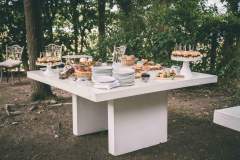 Table with snacks