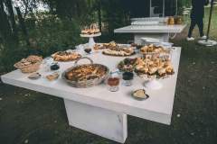 Decorated snack table