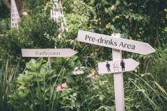 Signage to next venue